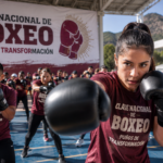 Participantes realizan ejercicios de boxeo durante una clase masiva de “Puños de Transformación”, actividad que se llevará a cabo en Hidalgo.